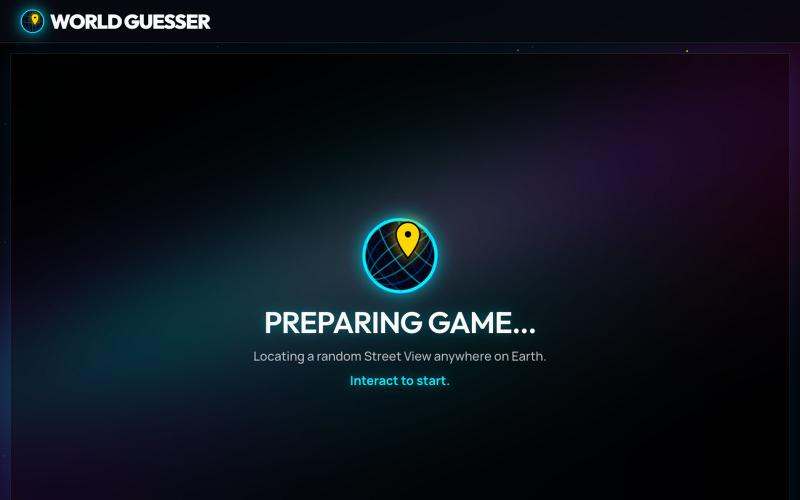 Play World Guesser Online — Free Geography Guessing Game — screenshot