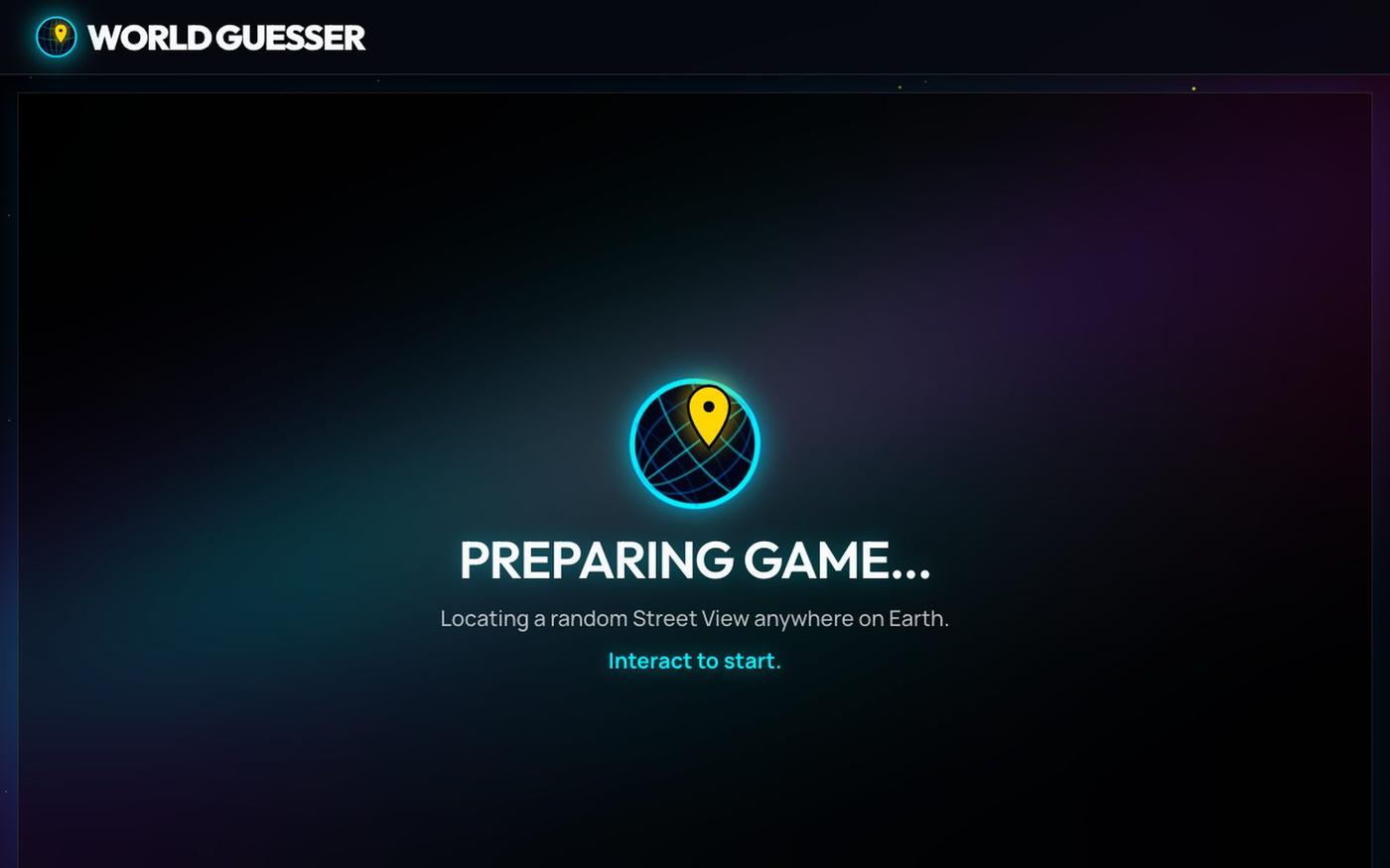 Play World Guesser Online — Free Geography Guessing Game — screenshot