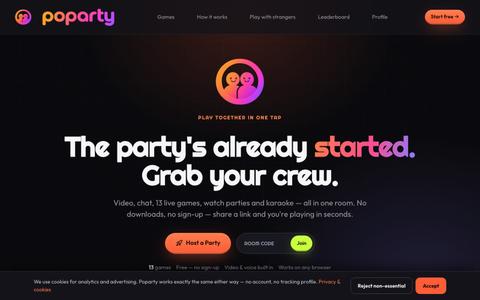 Poparty — Free Party Games to Play With Friends Online — screenshot
