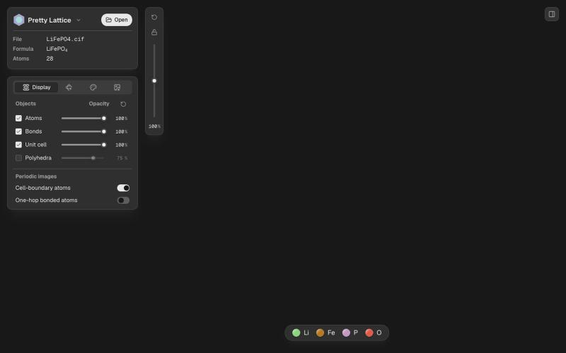 Pretty Lattice — screenshot