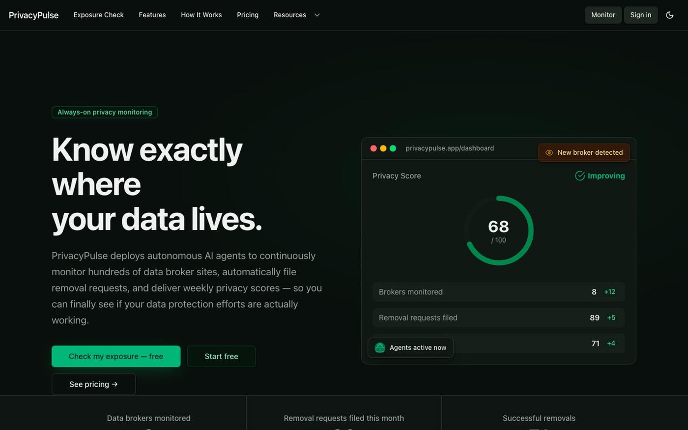 PrivacyPulse — screenshot