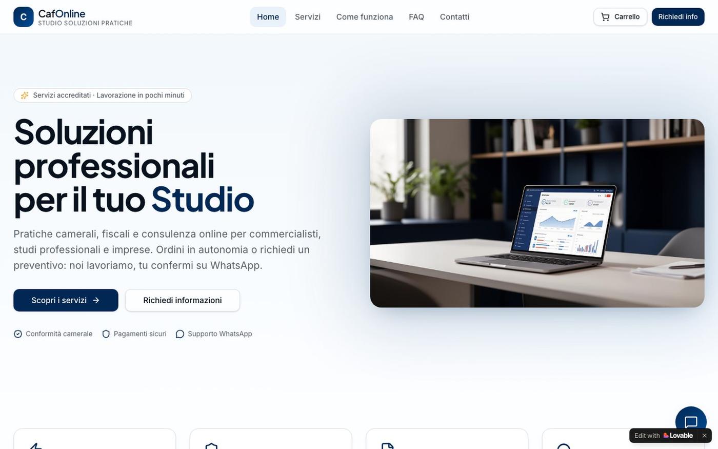 CafOnline — Studio Soluzioni Pratiche — screenshot