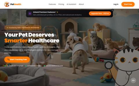 PetHealth — Smarter Pet Healthcare — screenshot