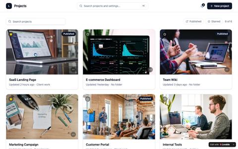Dashboard — Project Overview — screenshot