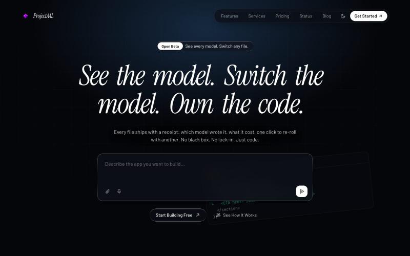 ProjectAAL – AI-Powered App Builder | Build Apps 10x Faster — screenshot