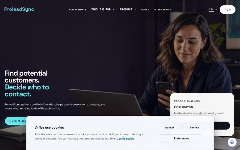 Lead Qualification Software | ProleadSync — screenshot