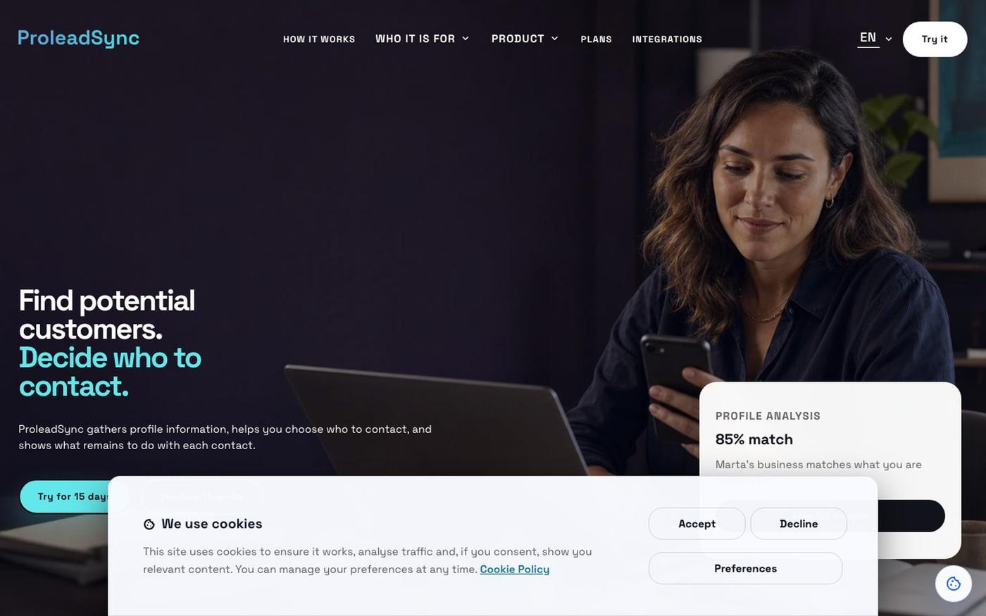 Lead Qualification Software | ProleadSync — screenshot