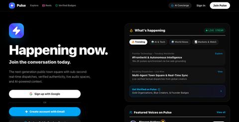 Pulse — Sovereign Social Network — screenshot