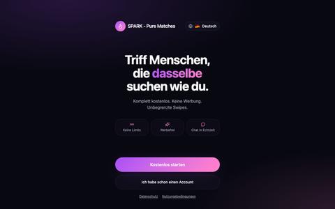 SPARK - Pure Matches — Dating, kostenlos & unbegrenzt — screenshot