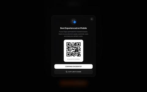 Pursuit Tag — Premium Athletics Story Cards for Strava — screenshot