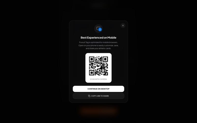 Pursuit Tag — Premium Athletics Story Cards for Strava — screenshot