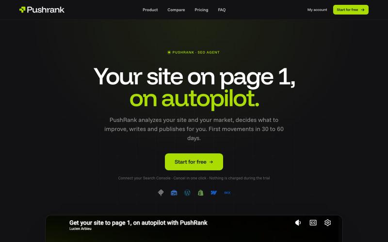 PushRank — screenshot