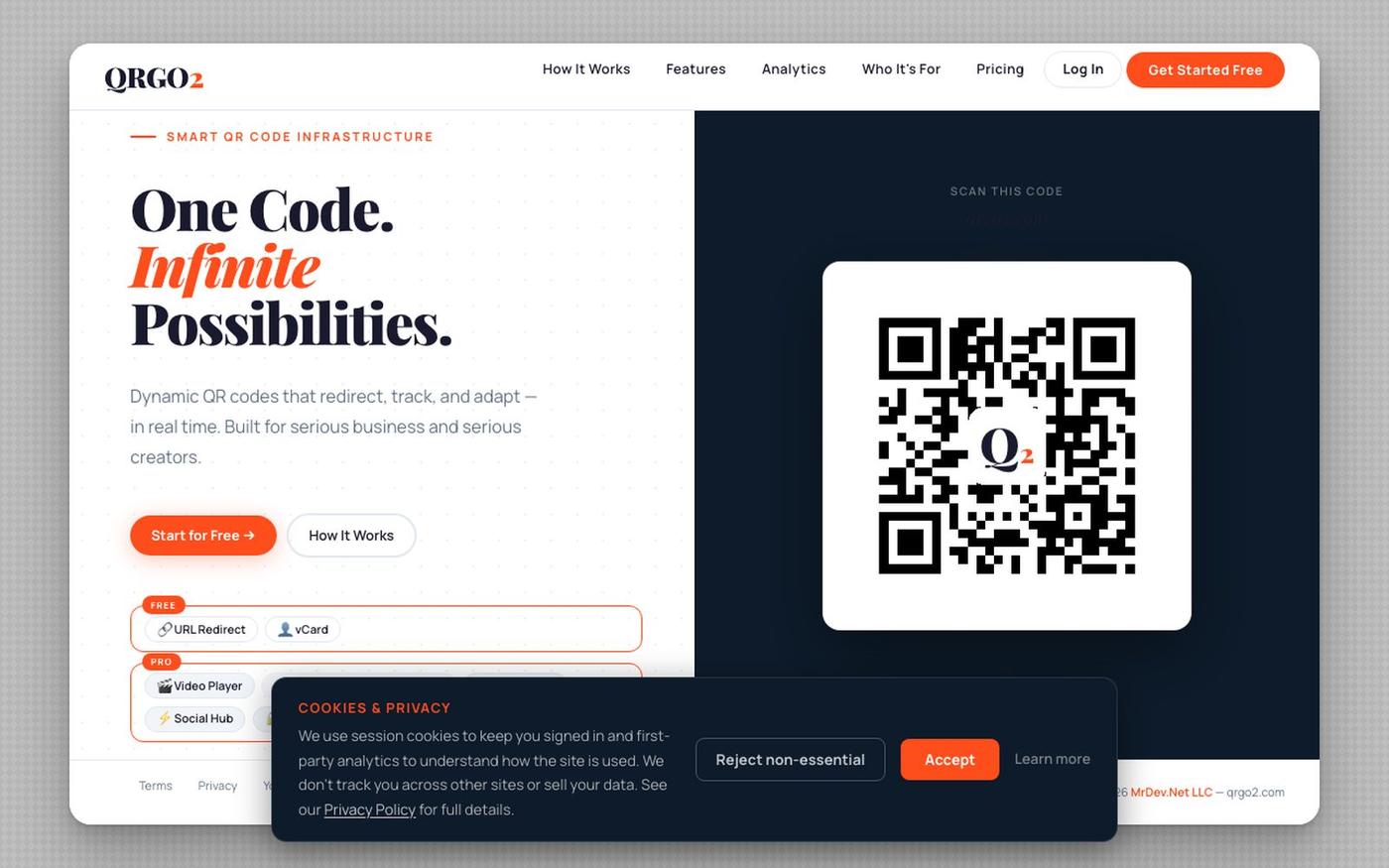 QRGO2 — Your QR Go-To — screenshot