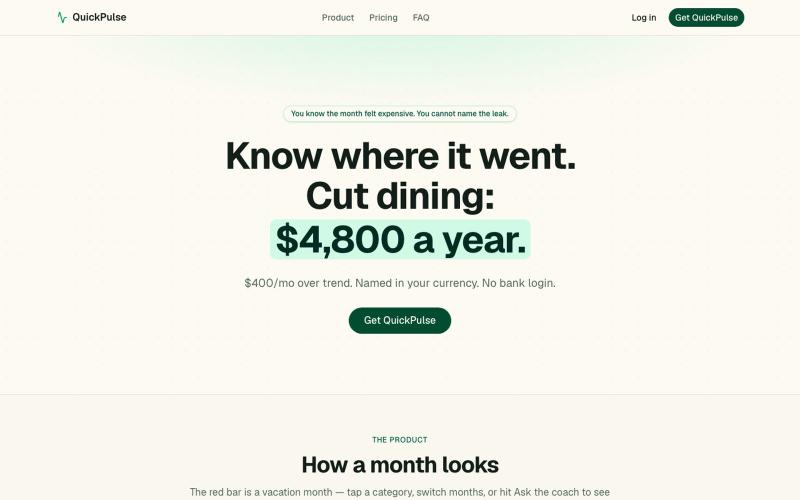 QuickPulse — Know what to cut — screenshot