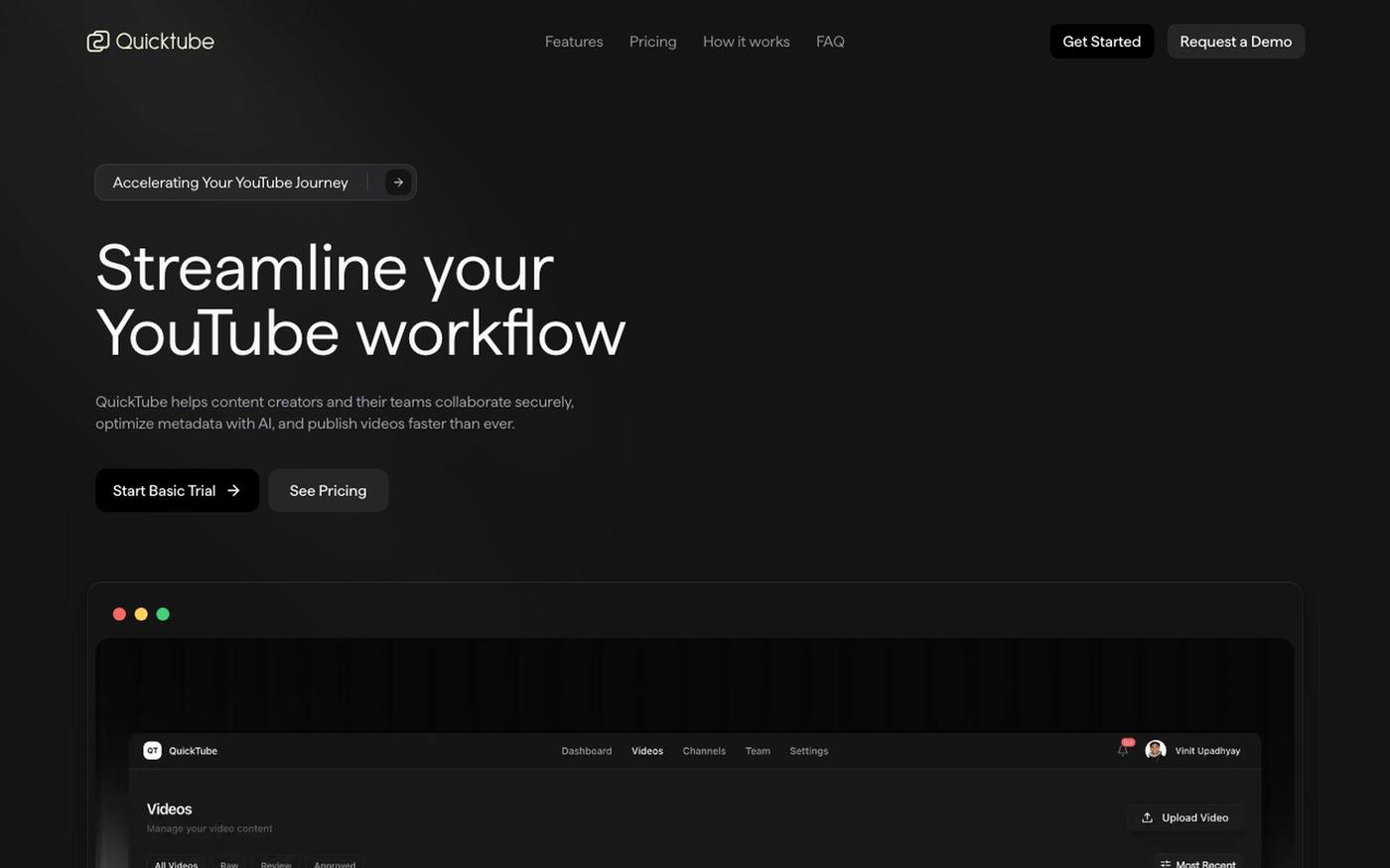 QuickTube — screenshot