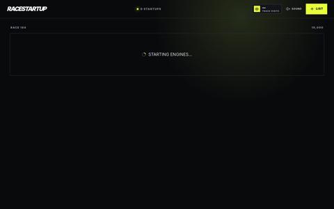 RACESTARTUP — Projects are racing — screenshot