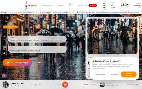 Radio Mango AI — Muzyka w świeżych barwach | Najlepsze Radio AI w Polsce — screenshot