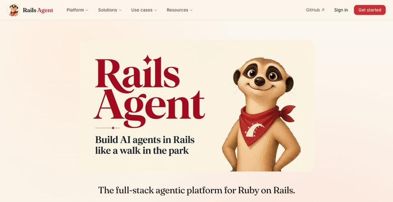 Rails Agent — Build AI agents in Rails like a walk in the park — screenshot
