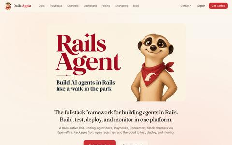 Rails Agent — Build AI agents in Rails like a walk in the park — screenshot