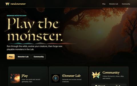 rand.monster — screenshot