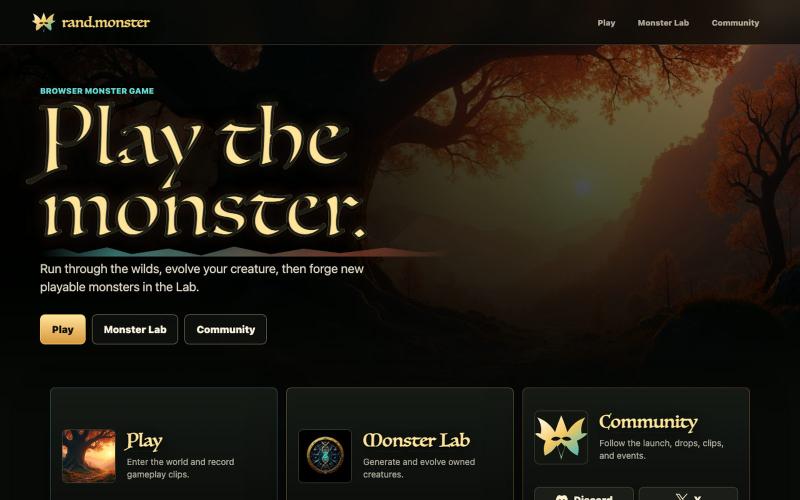 rand.monster — screenshot