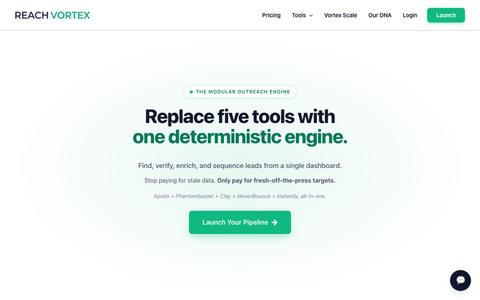 Reach Vortex — screenshot