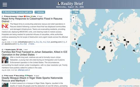 realitybrief — screenshot