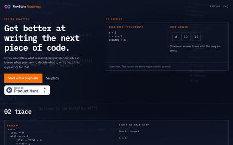 FlowState Reasoning — screenshot