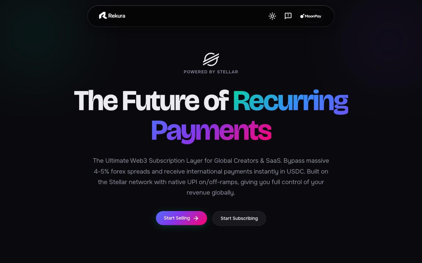 Rekura — Trustless Subscription Protocol — screenshot