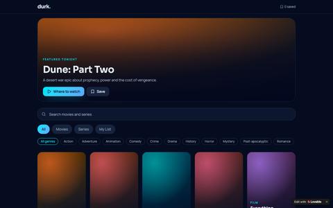 Durk — Find Movies & Series Worth Watching — screenshot