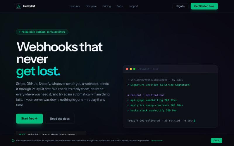 Relaykit — screenshot