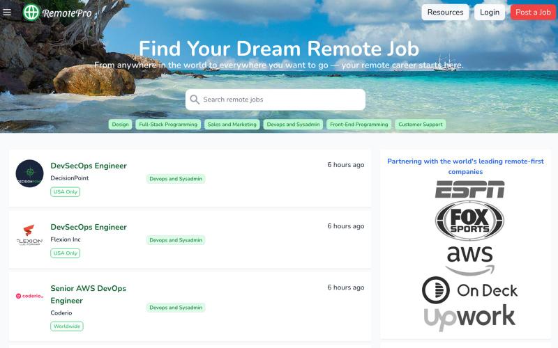 RemotePro: Remote Jobs Worldwide — Start Your Career Now — screenshot
