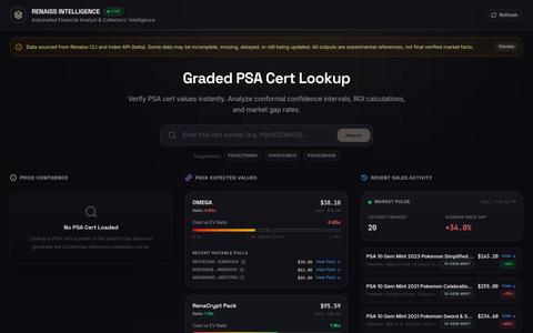 Renaiss Intelligence — Banker Bot & Market Advisor — screenshot
