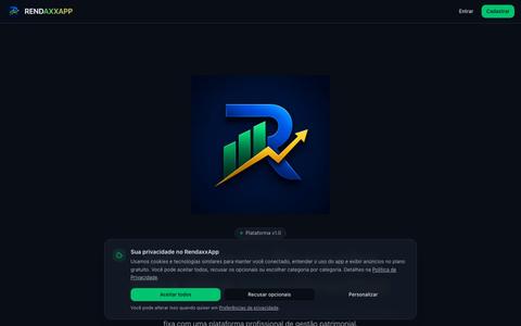RendaxxApp — Controle dos seus investimentos — screenshot