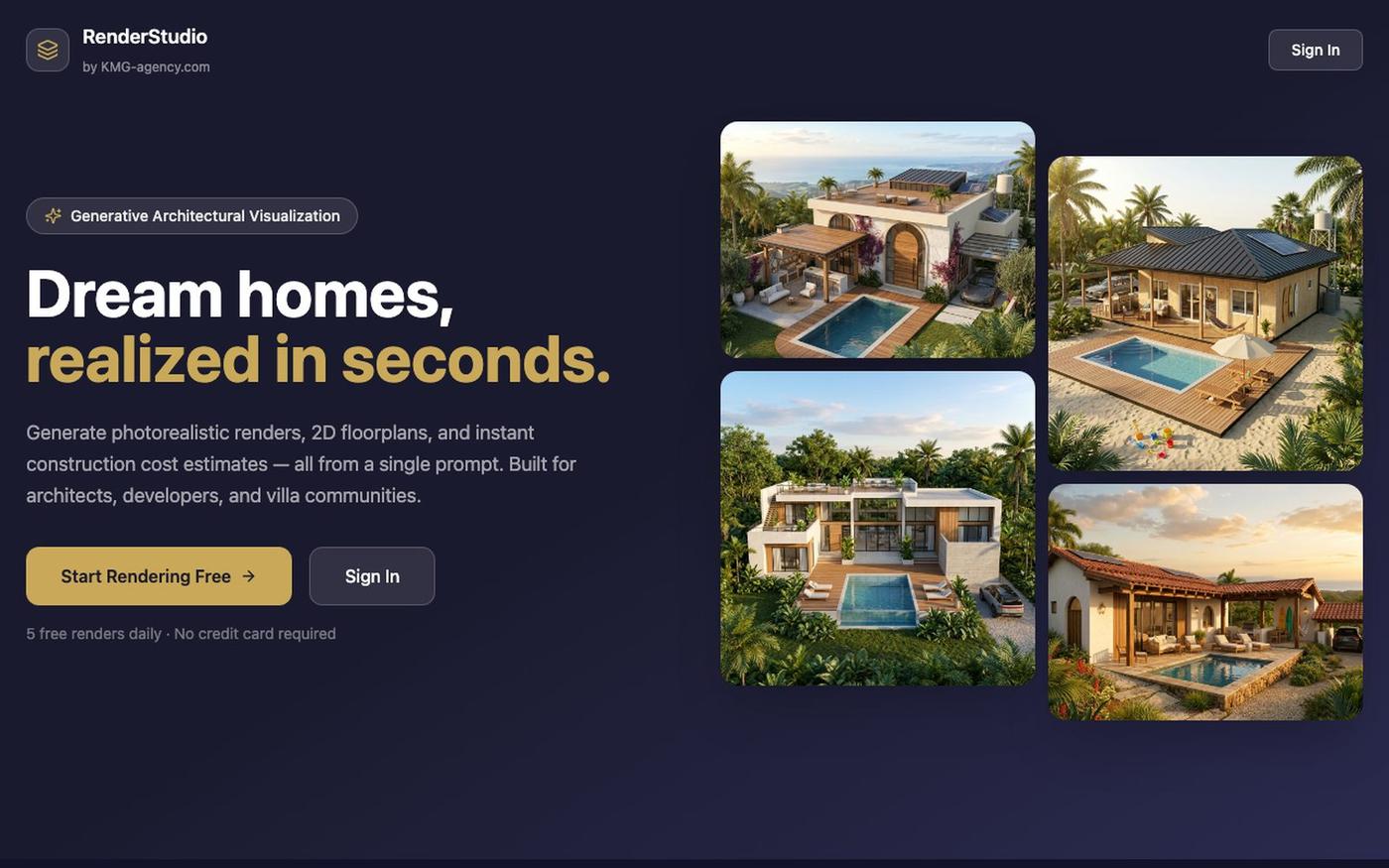 RenderStudio — screenshot