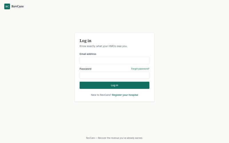 RevCare — Recover the revenue you've already earned — screenshot