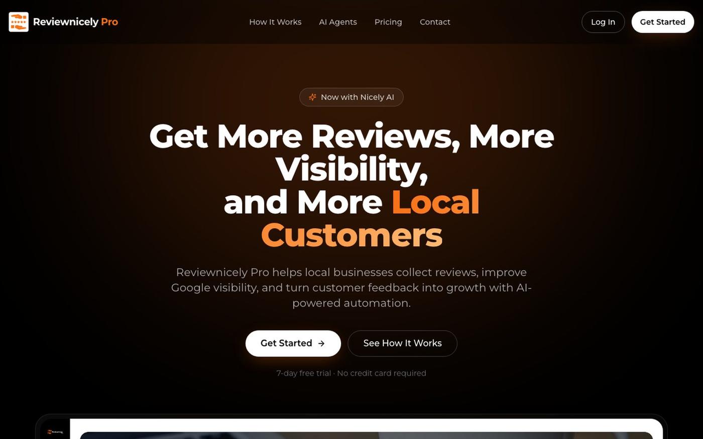 AI Powered Review Management Software - Reviewnicely Pro — screenshot