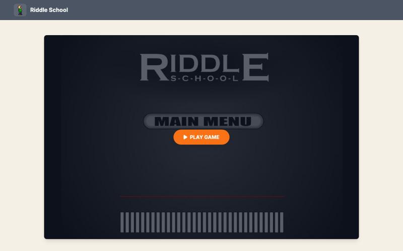 Riddle School Unblocked - Play Riddle School 1 Online Free, No Flash, Full Serie — screenshot