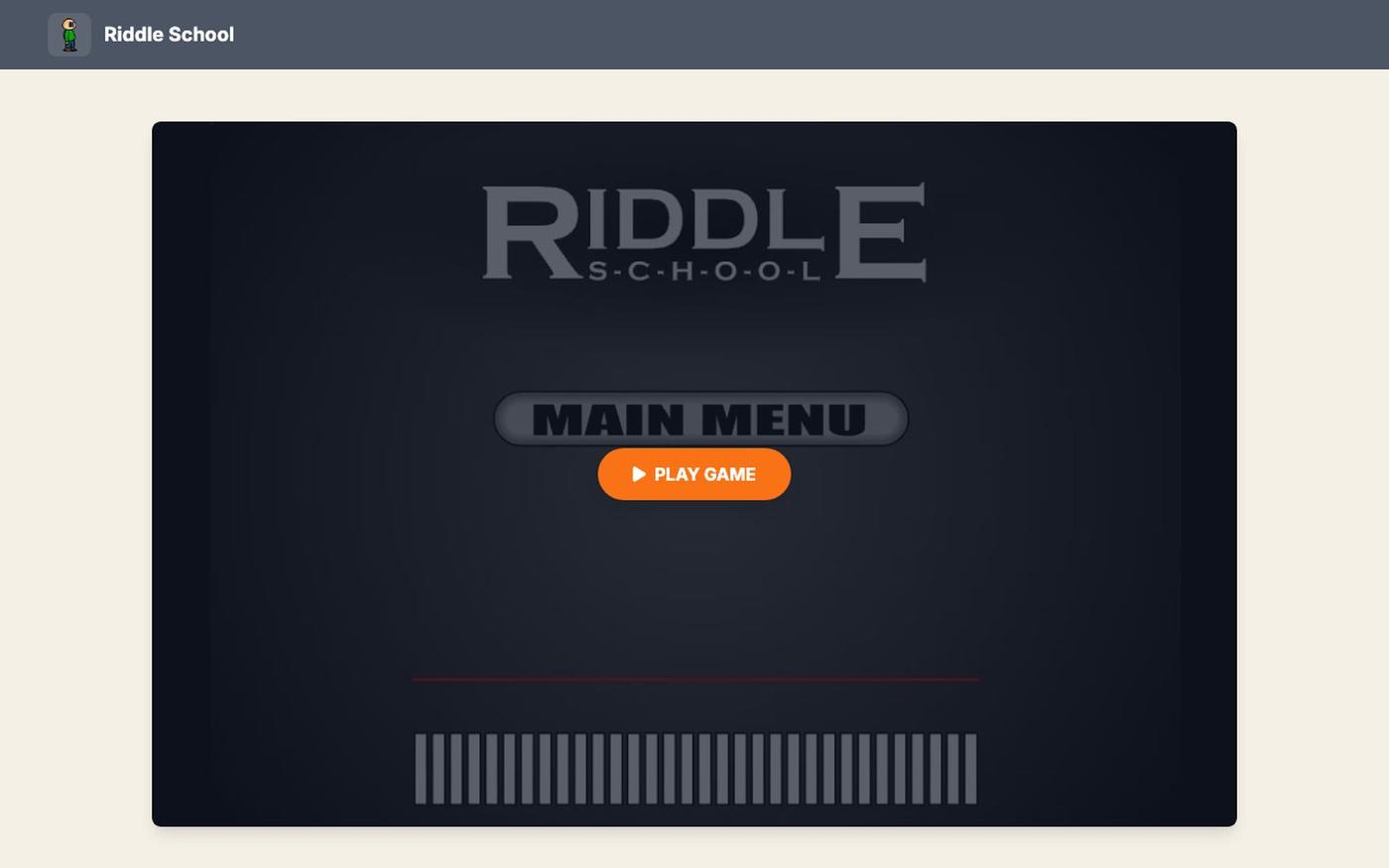 Riddle School Unblocked - Play Riddle School 1 Online Free, No Flash, Full Serie — screenshot