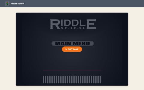 Riddle School Unblocked - Play Riddle School 1 Online Free, No Flash, Full Serie — screenshot