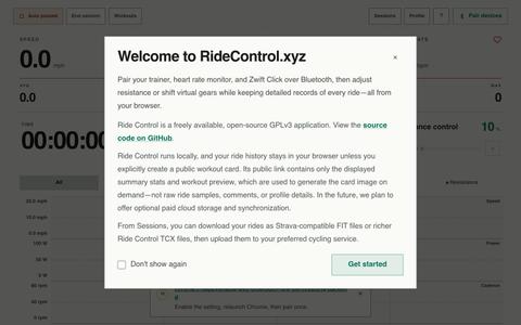 Ride Control — screenshot