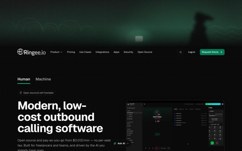 Ringee — Affordable Outbound Calling Software — screenshot