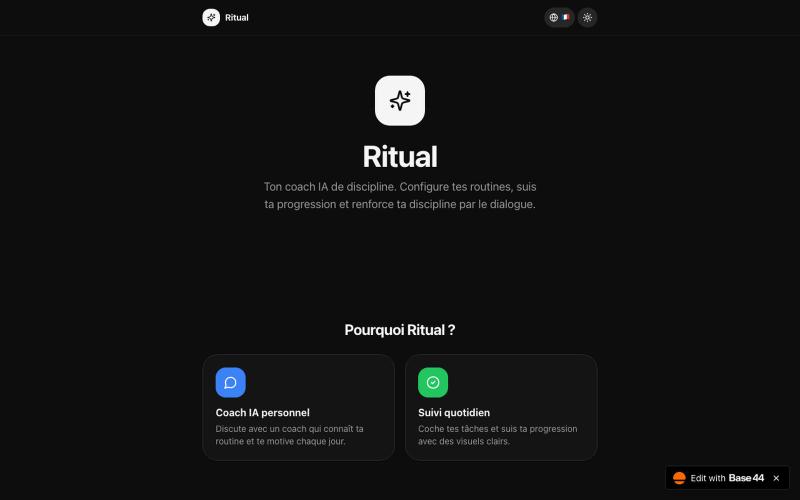 Ritual — screenshot
