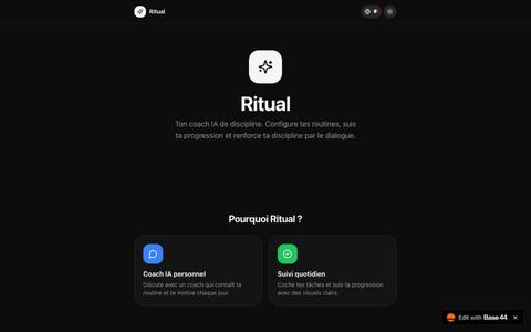 Ritual — screenshot