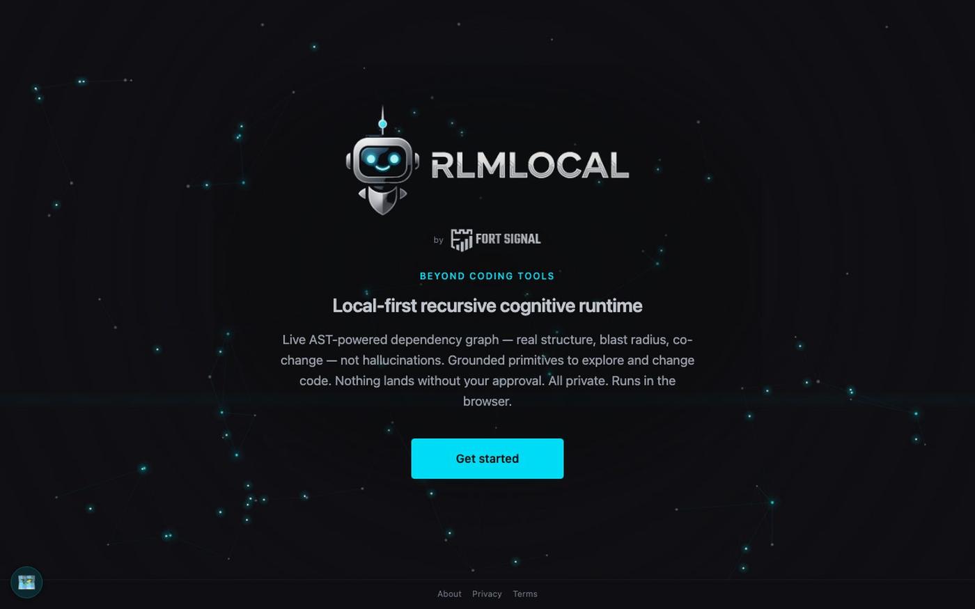 RLMlocal — Beyond coding tools — screenshot
