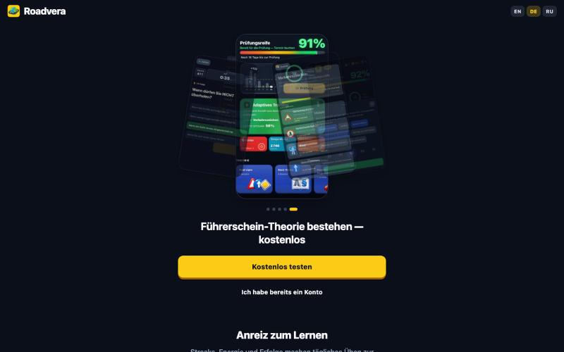 roadvera-eu — screenshot