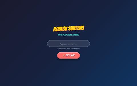 Roblox Surfens - Endless Runner — screenshot
