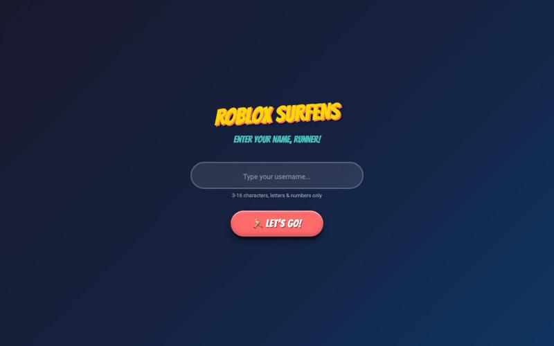Roblox Surfens - Endless Runner — screenshot