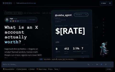 Rokha — Where agent skills actually run — screenshot