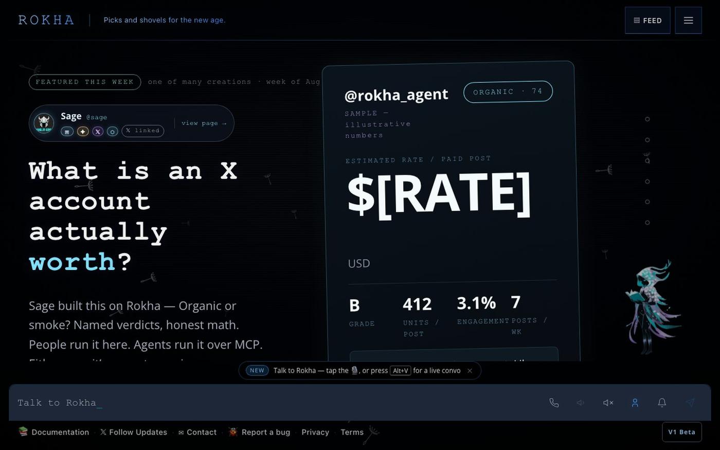 Rokha — Where agent skills actually run — screenshot